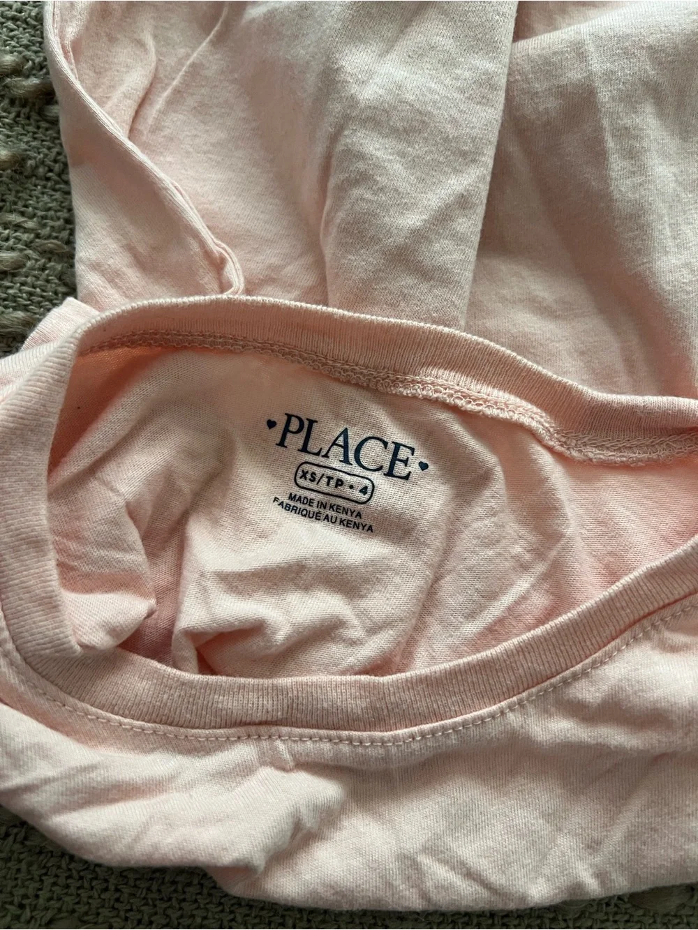 The Children's Place Light Pink Paris Graphic Tee